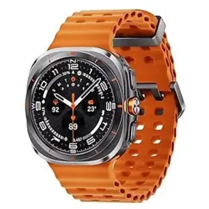 Comparateur de prix : Samsung Galaxy Watch Ultra 4G 47mm Gris (Titanium Gray) y Correa Marine Band Naranja L705