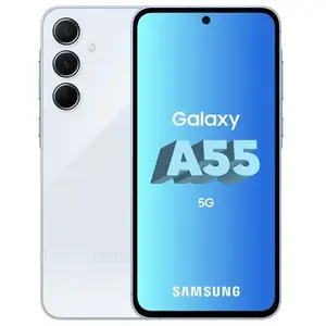 Samsung Galaxy A55 5G 16,8 cm (6.6") Double SIM hybride Android 14 USB Type-C 8 Go 128 Go 5000 mAh Bleu pas cher