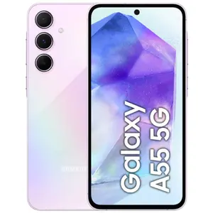 Samsung Galaxy A55 5G SM-A556 16,8 cm (6.6") Double SIM hybride Android 14 USB Type-C 8 Go 256 Go 5000 mAh Lilas pas cher