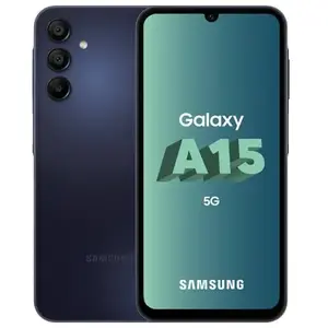 Comparateur de prix : Samsung Galaxy A15 5G 16,5 cm (6.5") Double SIM hybride USB Type-C 4 Go 128 Go 5000 mAh Noir, Bleu