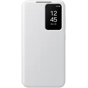 Comparateur de prix : Etui Smart View avec porte-carte pour Samsung Galaxy S24 Gris Clair TU