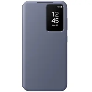 Comparateur de prix : Etui Folio Smart Clear View avec porte-carte pour Samsung Galaxy S24 Violet