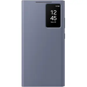 Comparateur de prix : Etui Smart View avec porte-carte pour Samsung Galaxy S24 Ultra Violet TU