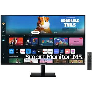 Écran PC Samsung 2024 Smart Monitor 27" M50D - Noir - Full HD Black pas cher