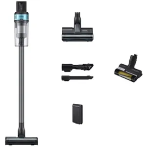 Comparateur de prix : Aspirateur balai Samsung Jet 75E Pet VS20B75BGR1 550 W Noir et Menthe