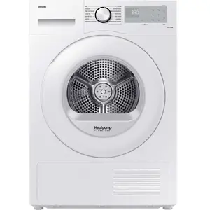 Sèche-linge pompe à chaleur 60cm 9kg blanc - DV90CGC0A0TH - SAMSUNG pas cher