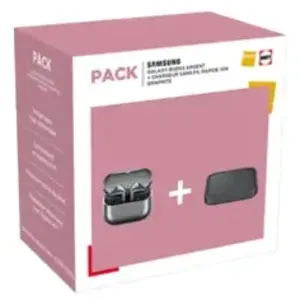 Comparateur de prix : Samsung PACK GALAXY BUDS3 ARGENT + CHARGEUR 25W