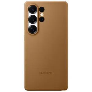 Comparateur de prix : Coque pour Samsung Galaxy S25 Ultra Cuir d'Origine Kindsuit Samsung Dorée