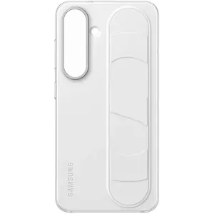 Comparateur de prix : Coque en silicone avec lanière et support blanc pour Samsung Galaxy S25
