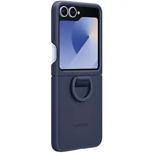 Comparateur de prix : Samsung Silicone Case Funda de Silicona Azul Marino Para Galaxy Z Flip6