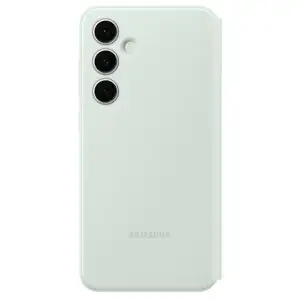 Comparateur de prix : Samsung Etui Smart View avec porte-carte pour Galaxy S24FE - Vert d''eau
