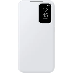Comparateur de prix : Étui portefeuille Samsung Smart View, coque blanche pour Galaxy S23 FE