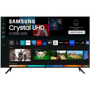 Comparateur de prix : Samsung TV LED Samsung Crystal 65CU7025 65" (163 cm) 4K UHD Smart Noir