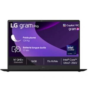 Ordinateur portable LG Gram Pro 16Z90TS-G.AU79F Copilot+ pas cher