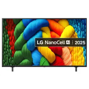 Téléviseur LG NanoCell AI 55NANO80A6B 55" 4K Ultra HD HDMI Wi-Fi Noir pas cher