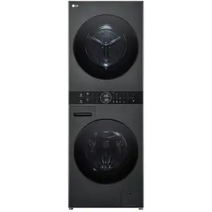 LG WashTower - Lave-linge 12kg / Sèche-linge 10kg AI Direct Drive DUA... pas cher