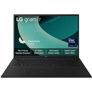LG gram 17" Copilot+ PC Windows 11 Home Intel® Core  Ultra 7 16Go 512G...