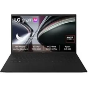 Gram AI 15Z95U 15" FHD AMD Ryzen AI 5 16 Go RAM 512 Go SSD Noir
