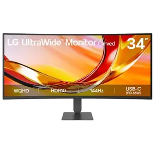 Écran PC LG UltraWide 34U640B-B 34" UltraWide QHD 144Hz VA Courbe HDR1... pas cher