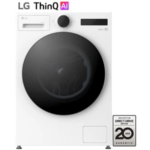 LG Lave-linge séchant molette écran LCD 9/6kg Steam - F964X71WHST pas cher