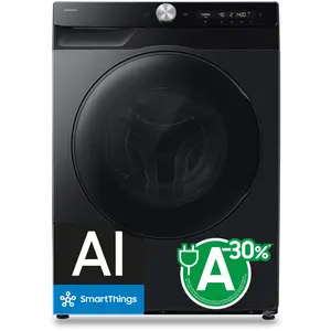 Samsung Series 9 Lave-linge séchant WD6400H Cl.A/D 9/6 kg Noir, Charge... pas cher