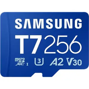 Carte MicroSD Samsung T7 256GB UHS-I 170MB/s Class 3 V30 Bleu