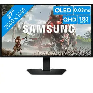 Comparateur de prix : Écran PC Samsung Odyssey G5 G50SF 27" Quad HD 180Hz OLED Plat 0,03ms F...