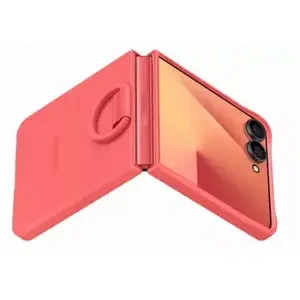 Comparateur de prix : Original Coque en silicone Ring Samsung Galaxy Z Flip 7 - Red