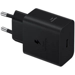 Comparateur de prix : Chargeur secteur sans câble Samsung 45 W type C GaN pour appareils Galaxy Noir