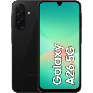 Comparateur de prix : Samsung Galaxy A26 5G 17 cm (6.7") Double SIM Android 15 USB Type-C 6 Go 128 Go 5000 mAh Noir