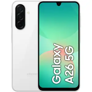 Samsung Galaxy A26 17 cm (6.7") Double SIM hybride Android 15 5G USB Type-C 6 Go 128 Go 5000 mAh Blanc pas cher
