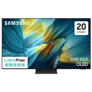 Comparateur de prix : Samsung TQ55S95F - TV OLED 4K 55" - Serie S95F Anti-Reflet 2025 - TQ55S95FATXXC