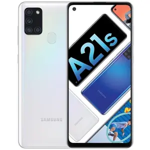 Samsung Galaxy A21s SM-A217F 16,5 cm (6.5") Double SIM Android 10 4G USB Type-C 3 Go 32 Go 5000 mAh Blanc pas cher
