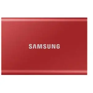 Comparateur de prix : Samsung Portable SSD T7 500 Go USB Type-C 3.2 Gen 2 (3.1 Gen 2) Rouge