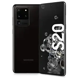 Samsung Galaxy S20 Ultra 5G SM-G988B 17,5 cm (6.9") Double SIM Android 10 USB Type-C 12 Go 128 Go 5000 mAh Noir pas cher