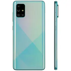 Samsung Galaxy A71 - Smartphone 17 cm (6.7"), 1080 x 2400 Pixels, 2.2 GHz, 128 Go, 64 MP, Bleu pas cher