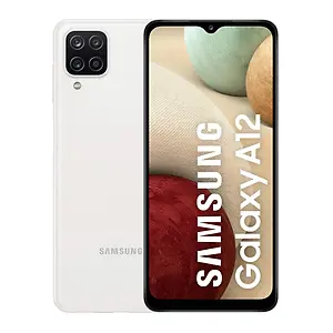 Samsung Galaxy A12 Dual SIM 128 Go [Version MediaTek Helio P35] blanc pas cher