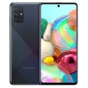 Samsung Galaxy A71 SM-A715F 17 cm (6.7") Double SIM 4G USB Type-C 128 Go 4500 mAh Noir pas cher
