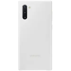 Coque pour Samsung Galaxy Note 10 Premium Cuir Blanche Samsung - Neuf pas cher
