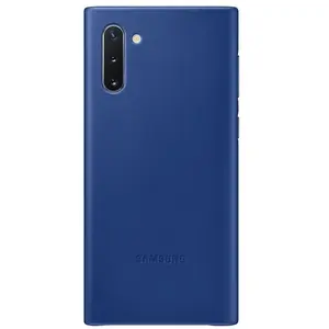Comparateur de prix : Coque pour Samsung Galaxy Note 10 Premium Cuir Bleue Samsung - Neuf