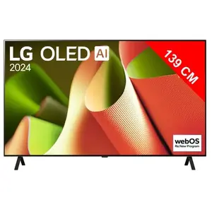 LG OLED B4 139,7 cm (55") 4K Ultra HD Smart TV Wifi Noir pas cher