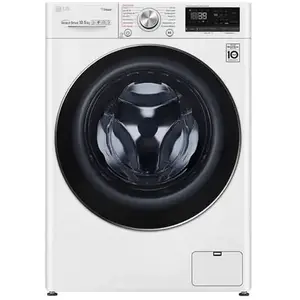 lave-linge hublot 10,5 Kg LG F14V71WSTA Blanc pas cher