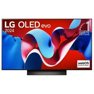 TV OLED - LG - OLED65C4 - 4K UHD - Dolby Atmos - 120Hz - 165 cm - 2024 pas cher