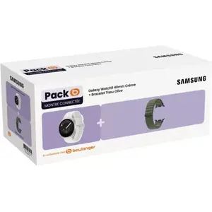 Montre connectée SAMSUNG PACK WATCH9 40 + BRACELET OLIVE pas cher