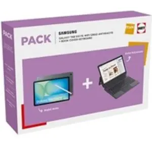 Samsung Pack Galaxy Tab S10FE 10,9" 128 Go Anthracite + Book Cover Keyboard pas cher