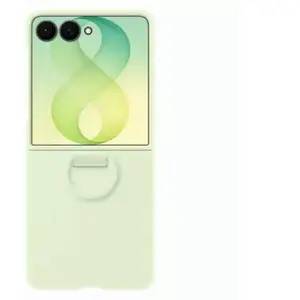 Coque Silicone Magnet Cover Ring Samsung Galaxy Z Flip 8 - Green