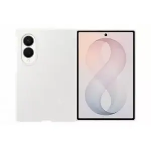 Pack SAMSUNG coque silicone magnétique Crème + protège écran Fold 8