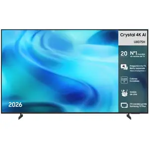 TV Samsung LED TU85U8075HU 85" 4K UltraHD 120Hz Smart TV Tizen HDR10+ ... pas cher
