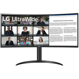 LG Moniteur incurvé UltraWide QHD 34" avec USB Type-C - 34WR55QC-B pas cher