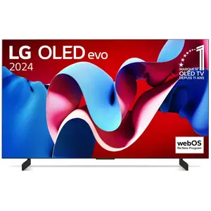 TV OLED Lg OLED42C4 OLED evo Dolby Atmos & Vision 120Hz 4K 106cm 2024 pas cher